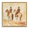 Stupell Industries Western Watercolor Cowboys Left Floating Frame, design by Petal Prints Design